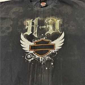 Harley-Davidson Graphic Skull Jamaica Respect Mon! Distressed XL Thrasher Cotton